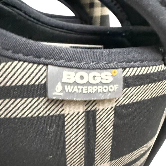 Bogs Waterproof Plimsoll Plaid Neo-Tech Tall Handle Insulated Rain Boots 8 - Picture 3 of 8